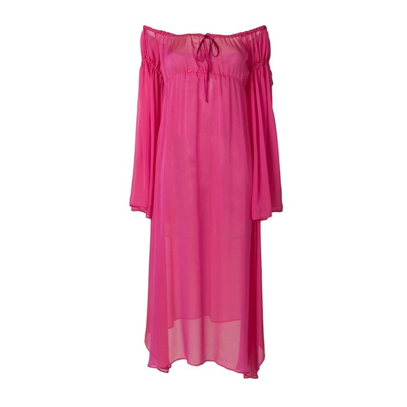 ATTICO off shoulder mid-lenght dress - Picture 2 of 3